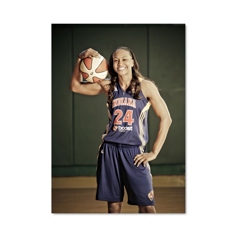 Poster Tamika catchings – affiche Basketball
